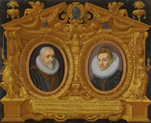 Milanese School Prints: Double portrait Jacopo Menochio and his wife