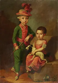 Gender Prints: Double Portrait of Johann Georg von Holzhausen (1771-1846) and His Sister Henriette