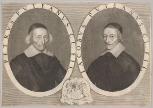Nanteuil Robert Prints: Double Portrait of Pierre and Jacques Dupuy, ca. 1648-49. Creator: Robert Nanteuil