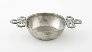 Double Prints: Double Ribbon-Handled Porringer, Netherlands, probably 1786. Creator: Unknown