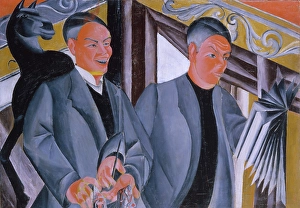 Avant Garde Prints: Double Self-Portrait, 1911. Creator: Victor Barthe