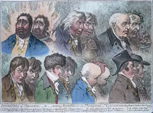 Sins Prints: Doublures of characters; or striking resemblances in phisiognomy