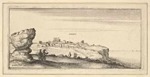 Channel Collection: Douer (Dover), 1642. Creator: Wenceslaus Hollar