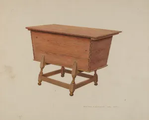 William H Edwards Prints: Dough Bin, c. 1939. Creator: William H Edwards