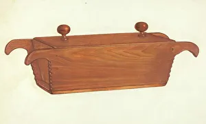Baking Prints: Dough Trough, c. 1953. Creator: Charles Charon