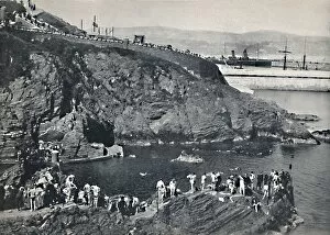 Douglas - The Bathing-Place at Port Skillion, 1895