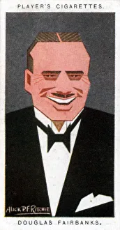 Film Director Prints: Douglas Fairbanks, American film actor, 1926. Artist: Alick P F Ritchie