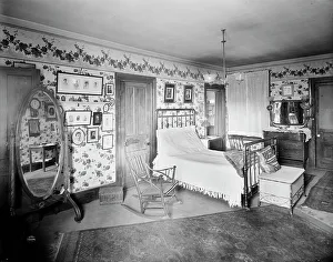 Rocking Chair Prints: Douglas residence, bedroom with cheval glass