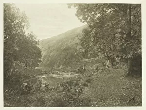River Dove Gallery: In Dove Dale, 1880s. Creator: Peter Henry Emerson