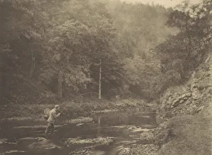 Derbyshire Prints: In Dove Dale, Habet!, 1888. 1888. Creator: George Bankart