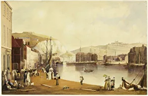 John Gendall Prints: Dover Harbor, c. 1820. Creator: John Gendall