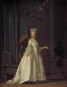 Erichsen Vigilius Prints: The Dowager Queen Juliane Marie of Denmark, 1778. Creator: Vigilius Erichsen