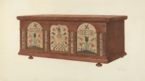 Dower Chest, c. 1940. Creator: Carl Strehlau