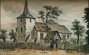 Downe Church, Kent, 1775. Artist: John Inigo Richards