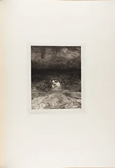 Downfall Prints: Downfall, from A Life, 1884. Creator: Max Klinger
