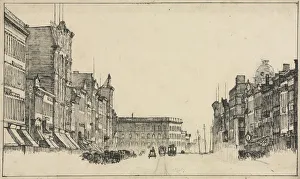 Otto H Bacher American Prints: Downtown, Cleveland. Creator: Otto H. Bacher (American, 1856-1909)