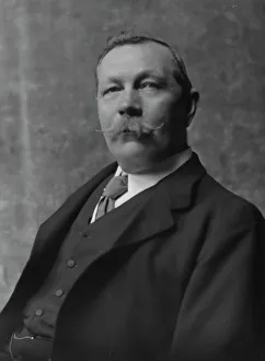 Arthur Ignatius Conan Doyle Prints: Doyle, Arthur Conan, Sir, portrait photograph, 1914 June 1. Creator: Arnold Genthe