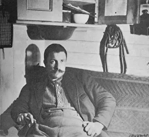 Farthest North Prints: Dr. Blessing in his Cabin, 1893-1896, (1897)