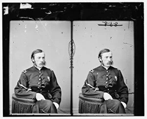 Diptych Collection: Dr. Charles A. Leale (in U.S. Army uniform) attended Lincoln at death, between 1860 and 1870