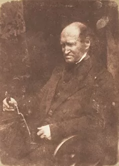University Gallery: Dr. Cook of St. Andrews, 1843-47. Creators: David Octavius Hill, Robert Adamson