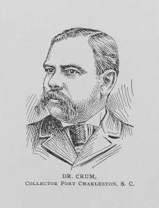Customs Officer Prints: Dr. Crum; Collector Port Charleston, S.C. 1903. Creator: Unknown