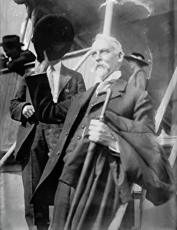 Presbyterian Prints: Dr. E.A. Sturge arriving at Yokohama, 1915. Creator: Bain News Service