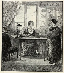 Heim Prints: Dr. Ernst Ludwig Heim (1747-1834) in his consulting room, 1822