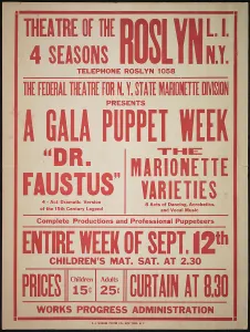 Doctor Faustus Prints: Dr. Faustus, Roslyn, NY, [1930s]. Creator: Unknown