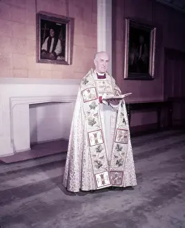 Fisher Prints: Dr. G. F. Fisher, Archbishop of Canterbury, c1953. Creator: Arthur Charles Kirby Ware