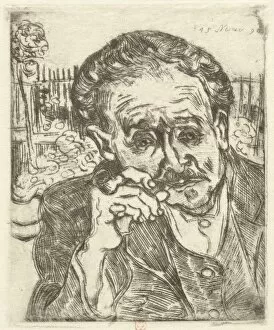 Van Gogh Vincent Gallery: Dr. Gachet (Man with a Pipe), 1890. Creator: Vincent van Gogh