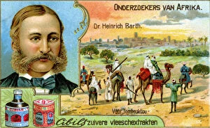 Images Dated 24th March 2007: Dr Heinrich Barth, German geographer and explorer, (c1900)