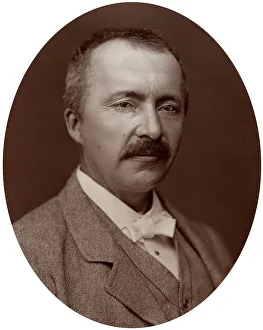 Mycenae Prints: Dr Heinrich Schliemann, German Homeric Archeologist, 1877. Artist: Lock & Whitfield
