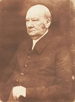Jabez Prints: Dr. Jabez Bunting, 1843-47. Creators: David Octavius Hill, Robert Adamson