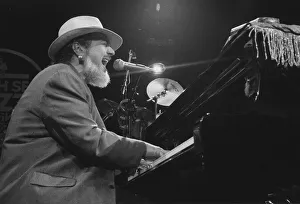Low Angle View Prints: Dr John, North Sea Jazz Festival, Netherlands. 1993. Creator: Brian Foskett