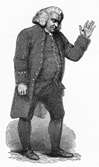 Lexicographer Prints: Dr Johnson, English man of letters, c1780