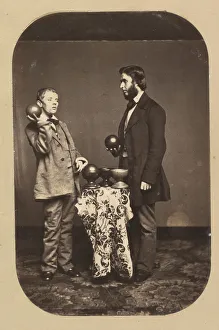 Dr. Joseph Parrish and an Idiot, ca. 1858. Creator: Frederick Gutekunst Dr. Joseph Parrish and an Idiot, ca. 1858. Creator: Frederick Gutekunst