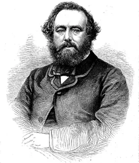 Dr. Lankester, the coroner for Central Middlesex, 1862. Creator: Unknown