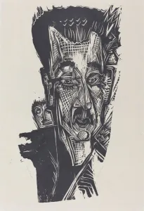 Mental Health Prints: Dr. Ludwig Binswanger, 1917 / 1918. Creator: Ernst Kirchner