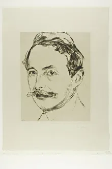 Ophthalmologist Prints: Dr. Max Linde, 1902. Creator: Edvard Munch