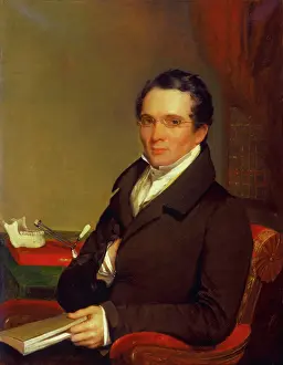 Bone Prints: Dr. Samuel A. Bemis, 1842. Creator: Chester Harding