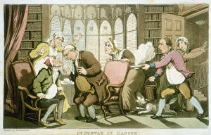 Doctor Syntax Gallery: Dr Syntax in Danger, 1820. Artist: Thomas Rowlandson