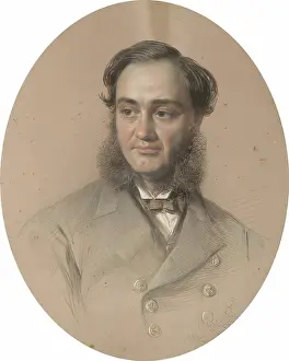 Mutton Chops Prints: Dr Walter Graham, Dalkieth, 1868. Creator: William Crawford