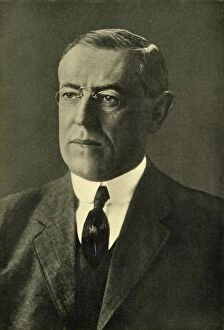 Keystone Archives Collection: Dr. Woodrow Wilson, President of the United States, 1912, (c1920). Creator: Pach Bros
