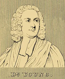 Chaplain Prints: Dr. Young, (c1683-1765), 1830. Creator: Unknown