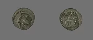 Drachm (Coin) Portraying King Mithradates IV, 130-47. Creator: Unknown