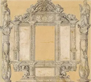 Draft Prints: Draft for the framework of the former high altar retable of St