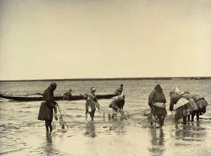 Slavic Prints: Dragging Out a Sweep-Net: Fishing on Lake Zaisan