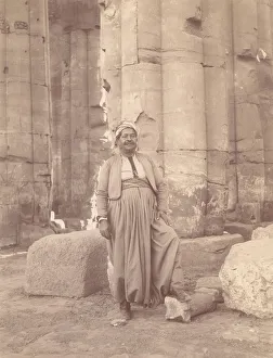 Dragoman in Temple, 1880s. Creator: Unknown