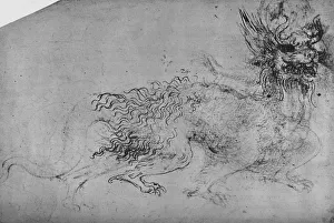 A Dragon, c1480 (1945). Artist: Leonardo da Vinci