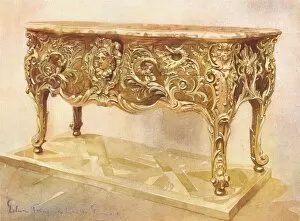 Wallace Collection Gallery: A dragon commode dated c1735-40, (c1903). Artist: Walter Eassie